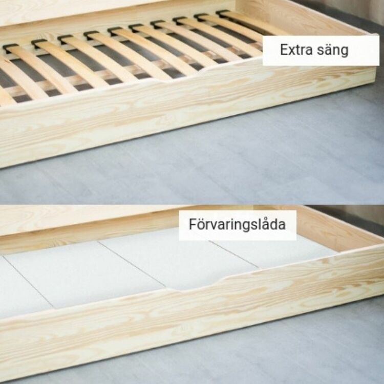 Hussäng Chloe med förvaringslåda/extrasäng - Bild 2