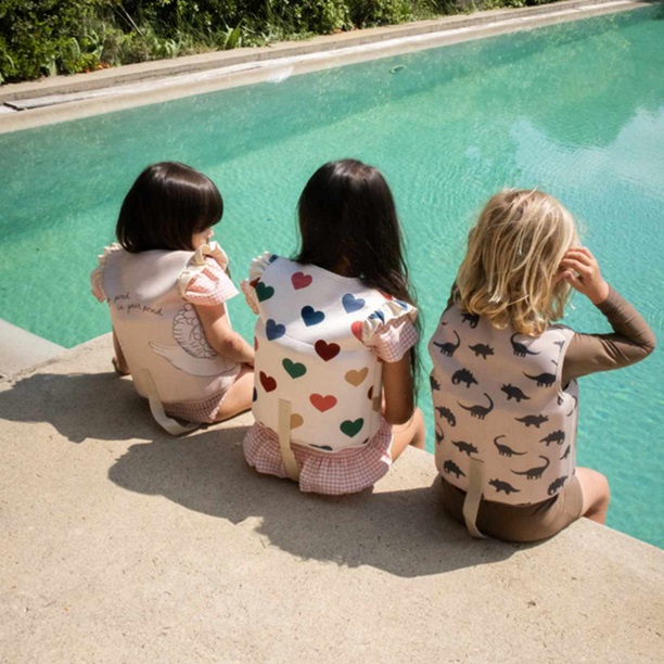Konges Sløjd, simväst med volanger, Rosie Rouge - Bild 6