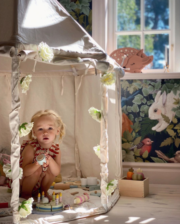 Kids Concept, paviljong tält naturvit - Bild 6