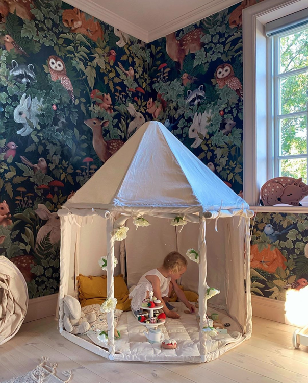 Kids Concept, paviljong tält naturvit - Bild 7