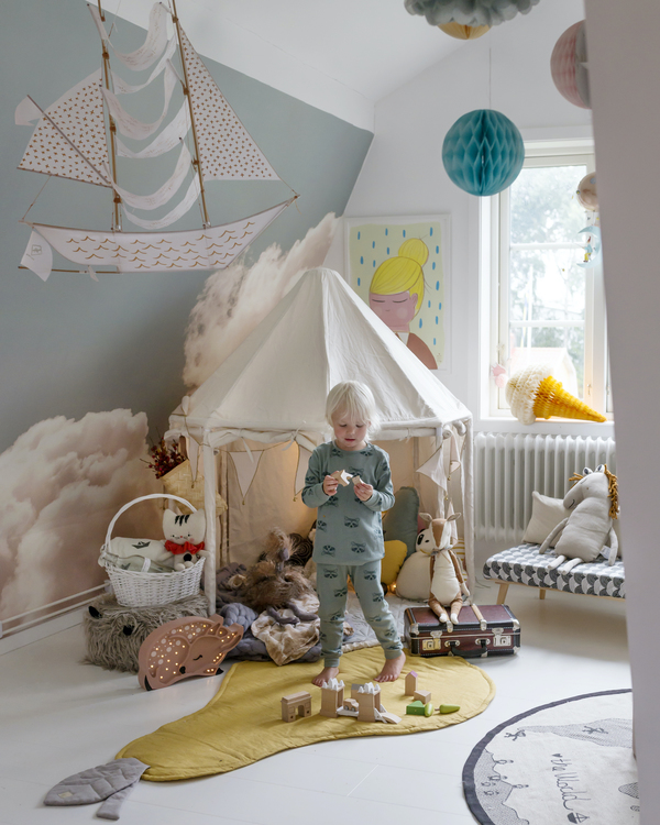 Kids Concept, paviljong tält naturvit - Bild 9