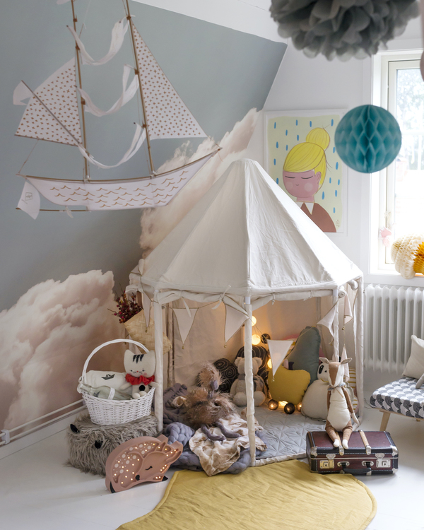 Kids Concept, paviljong tält naturvit - Bild 10