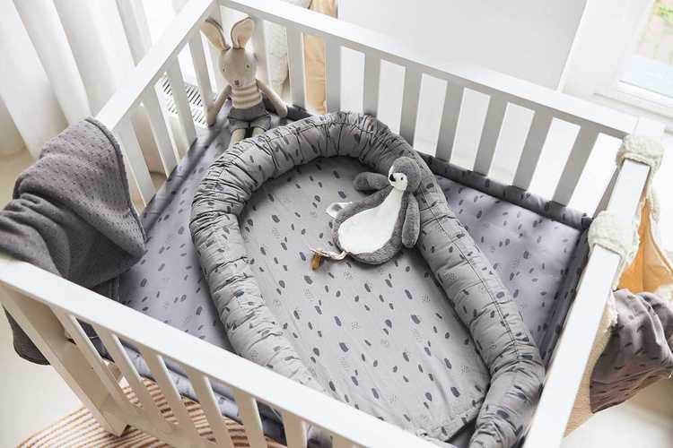 Jollein, babynest spot storm grey - Bild 5