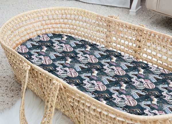 Dra-på-lakan till vagn/vagga, Candy circus