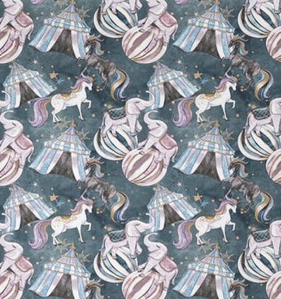 Dra-på-lakan till vagn/vagga, Candy circus - Bild 2