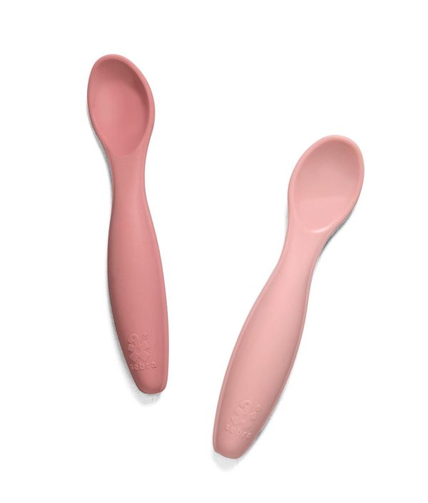 Sebra, silikonskedar blossom pink