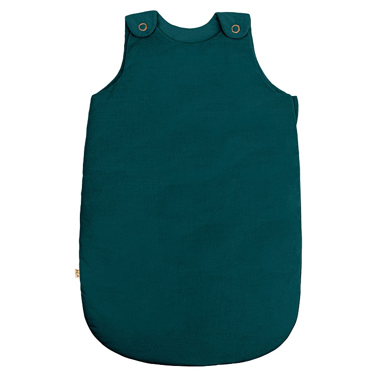 Numero 74, sovpåse sammet Cocoon Winter, Teal Blue