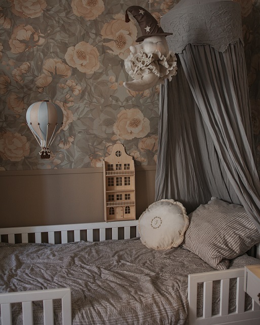 Luftballong Ljusblå/beige - Bild 4