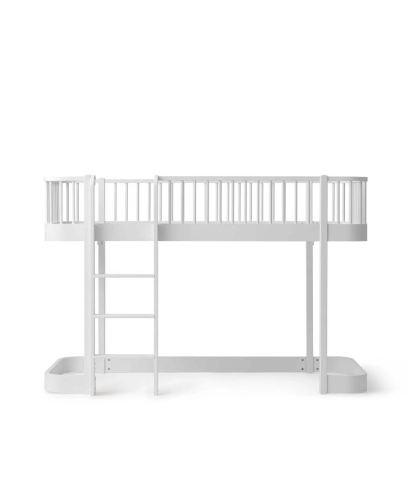 Oliver Furniture, loftsäng vit