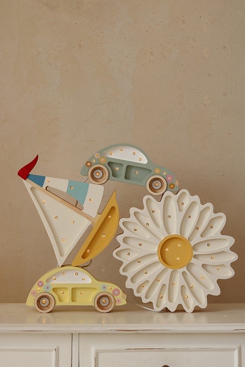 Little Lights, Nattlampa till barnrummet, Beetle mini Sunflower - Bild 10