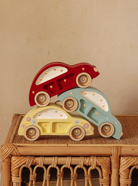 Little Lights, Nattlampa till barnrummet, Beetle mini Sunflower - Bild 9