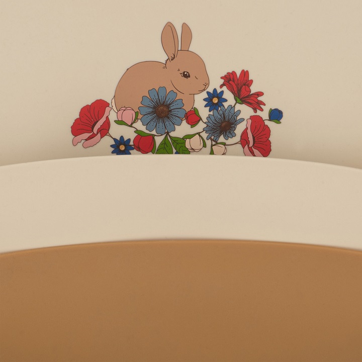 Konges Sløjd, haklapp i silikon 2-pack, Bunny Tokki - Bild 2