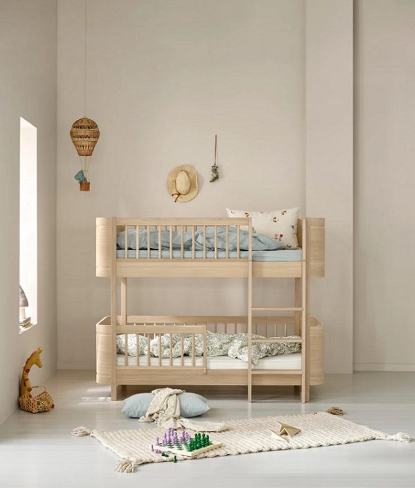 Oliver Furniture, våningssäng Mini+, ek