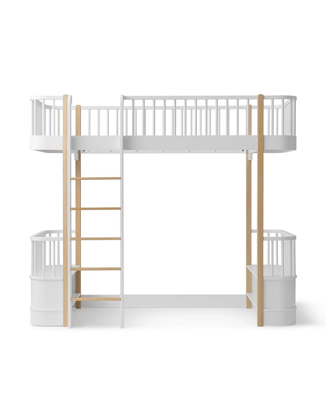 Oliver Furniture, loftsäng Original, vit/ek