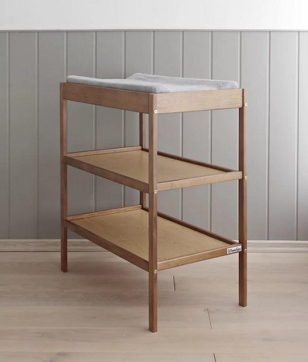 Klassisk hylla skötbord, vintage