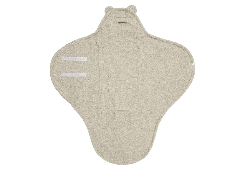 Jollein, omlott babywrap åkpåse Bear boucle, olive green - Bild 3