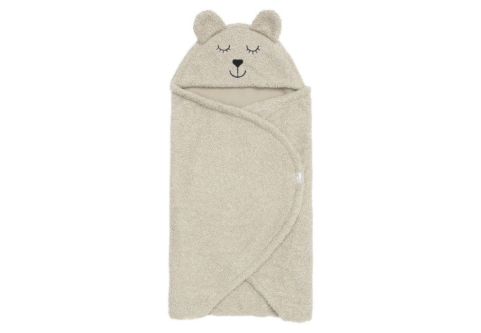 Jollein, omlott babywrap åkpåse Bear boucle, olive green - Bild 4