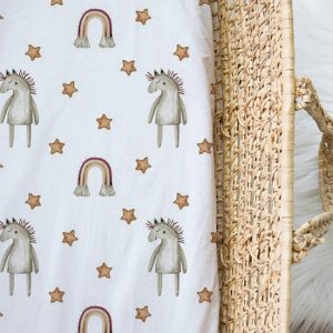 Dra-på-lakan till vagn/vagga, Cheval